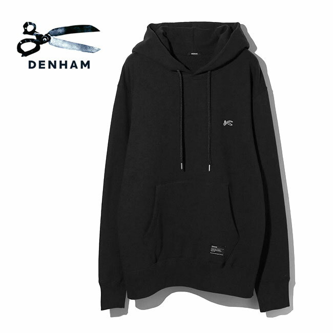 SALE DENHAM デンハム LOOP HOODY シザーロゴ刺繍 プルオーバー スウェットパーカー 27201-3-60002 メンズ