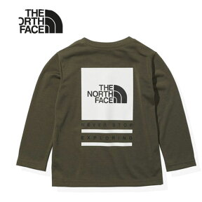 THE NORTH FACE ノースフェイス バグフリー バックロゴ 虫よけ ロンT NTJ12134 長袖Tシャツ 防虫 キッズ