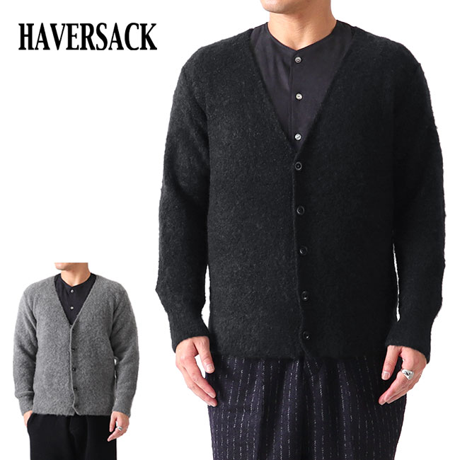  HAVERSACK ハバーサック モヘアウール ニットカーディガン 431820 メンズ