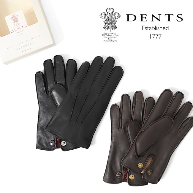 デンツ　手袋（メンズ） DENTS デンツ ファーライニング ヘアシープ レザーグローブ 手袋 15-1134 タッチパネル対応 メンズ ギフト プレゼント