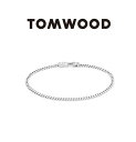 TOMWOOD トムウッド Curb Bracelet M シルバー チェーン カーブブレスレット 100255 メンズ レディース ギフト プレゼント **