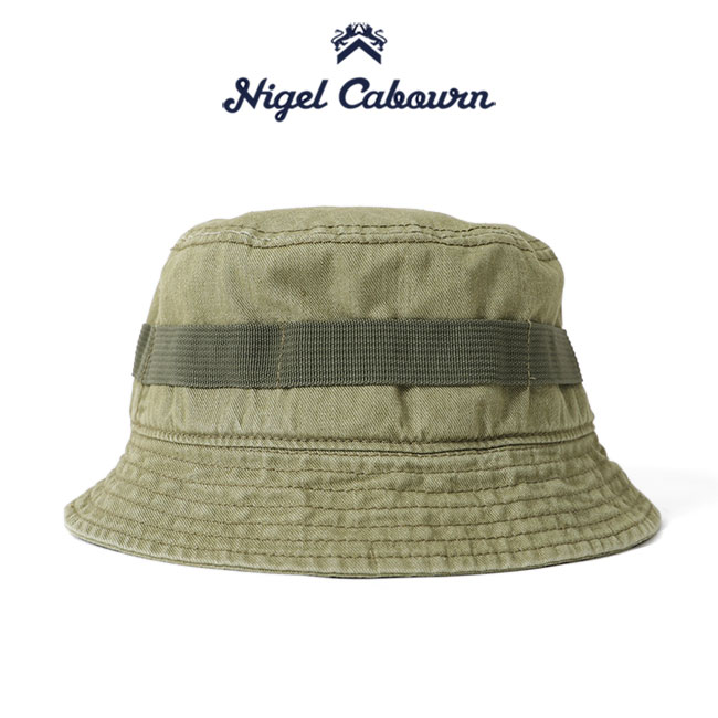 楽天Golden State[SALE] Nigel Cabourn ナイジェルケーボン LYBRO ライブロ ACC-2 日本デニム ナムバケットハット 80441366005 帽子 メンズ レディース