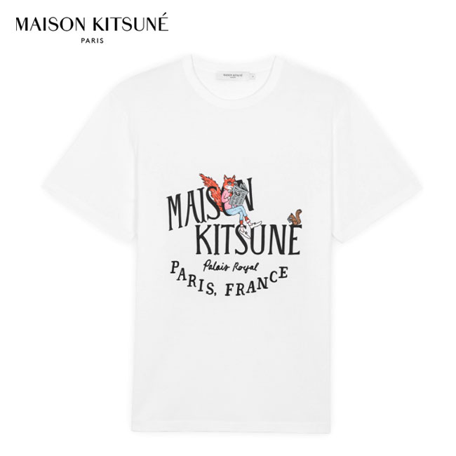 Maison Kitsune × OLYMPIA メゾンキツネ オリンピア パレロワイヤル NEWS コラボ Tシャツ IM00105KJ0008 半袖Tシャツ メンズ レディースのサムネイル