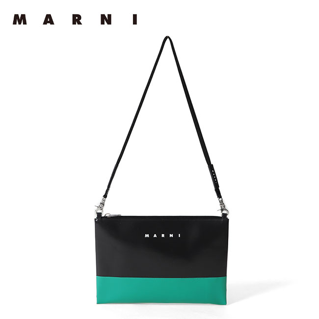 [SALE] MARNI マルニ TRIBECA PVC ショルダー クラッチ&クロスボディバッグ SBMQ0044A0 P3572