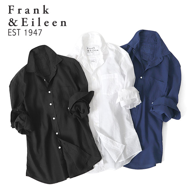 楽天Golden StateFrank&Eileen フランク&アイリーン LUKE ORGANIC VOILE ルーク オーガニック コットンボイルシャツ 3620700009 長袖シャツ メンズ