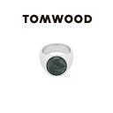 TOMWOOD トムウッド Oval Green Marble M オーバル グリーンマーブル リング 100826M 指輪 ギフト プレゼント メンズ レディ...