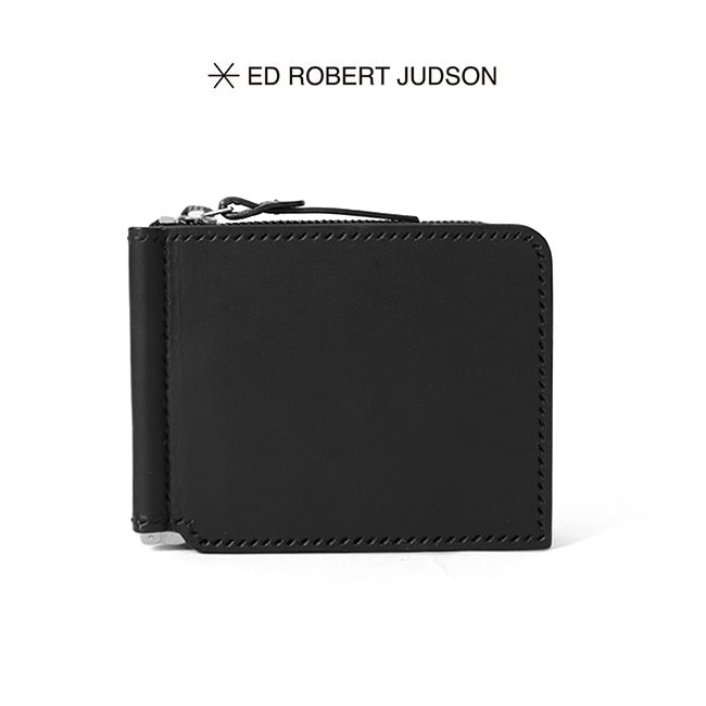 ED ROBERT JUDSON エドロバートジャドソン ARC コインケース付き マネークリップ レザー 二つ折り 財布 WL-61 黒 ウォレット ギフト プレゼント
