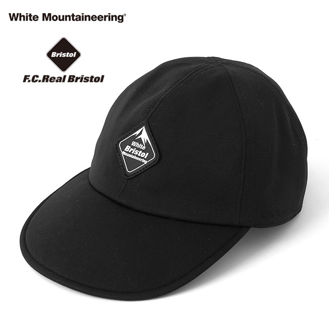 White Mountaineering × F.C. Real Bristol コラボ ゴアテックス 6パネルキャップ WM2273825 黒 帽子 メンズ レディース ギフト プレゼント