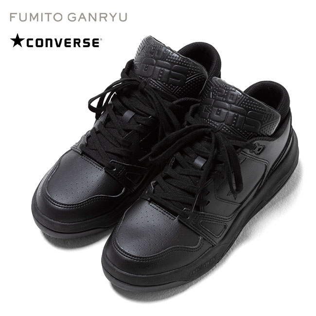 [TIME SALE] FUMITO GANRYU × Converse フミトガンリュウ コンバース コラボ ERX 260 ミッドカット バスケットシューズ Fu8-Ac-101 黒 スニーカー メンズ