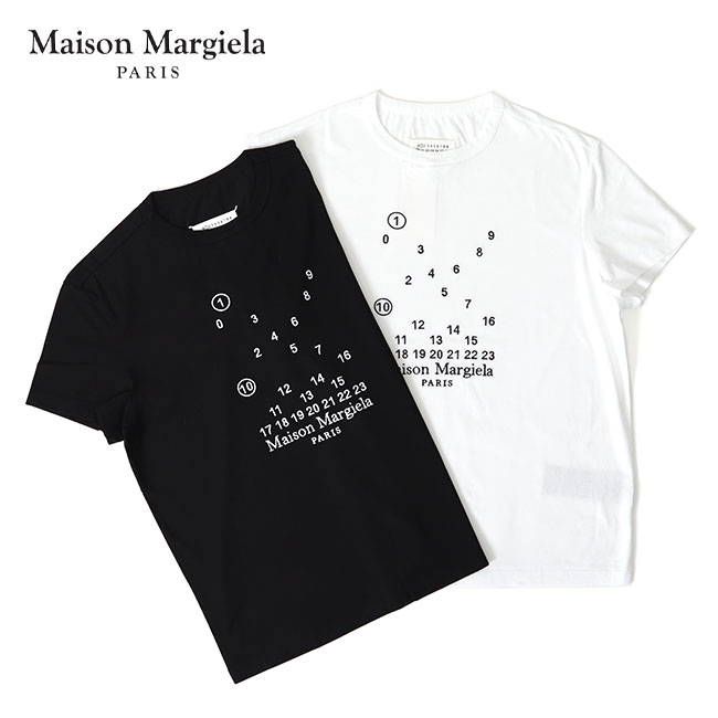 楽天Golden StateMaison Margiela メゾンマルジェラ カレンダーグラフィック ロゴTシャツ S50GC0684 S22816 半袖Tシャツ メンズ レディース