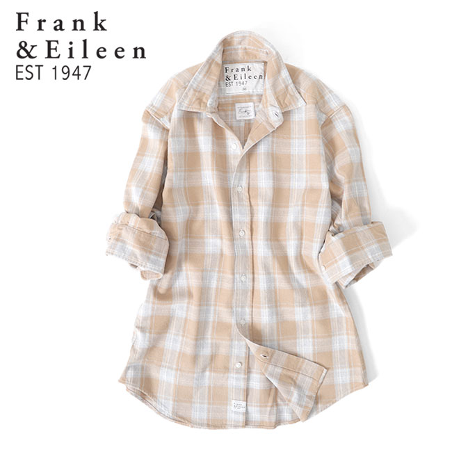  Frank&Eileen フランク&アイリーン FINBAR CGYF フィンバー フランネル チェックシャツ 3620700077 長袖シャツ メンズ