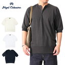 Nigel Cabourn ナイジェルケーボン CC22 ヘンリーネック コットンリブ スラブTシャツ 21000 半袖Tシャツ メンズ