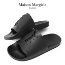 メゾン マルジェラ サンダル メンズ Maison Margiela メゾンマルジェラ レースアップ スライドサンダル S57WX0080 P5411 黒 メンズ