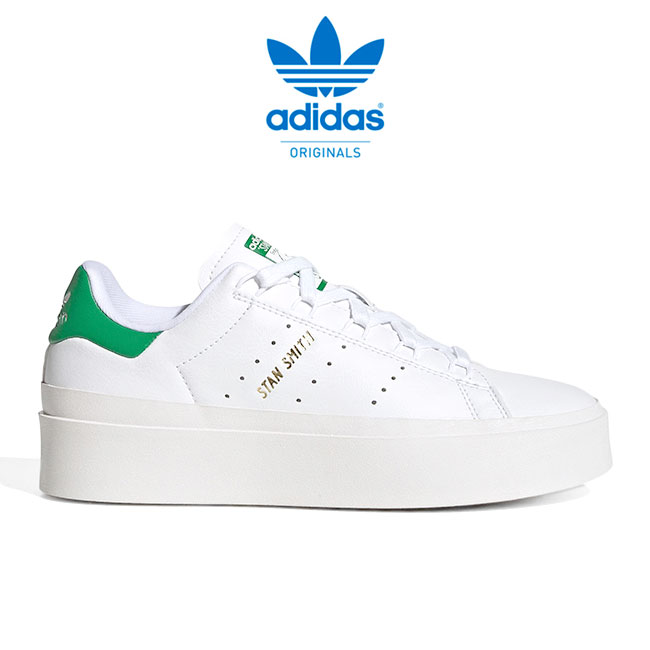 SALE adidas アディダスオリジナルス スタンスミス ボネガ GY9310 白緑 厚底 スニーカー シューズ レディース