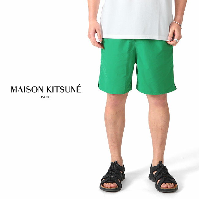 楽天Golden StateMaison Kitsune メゾンキツネ フォックスヘッドロゴ スイムショーツ IM03101WA0016 ショートパンツ 水着 メンズ