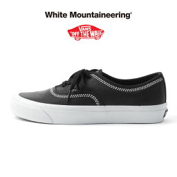 White Mountaineering × VANS コラボ AUTHENTIC 44 DX オーセンティック レザー スニーカー WM2371814 シューズ メンズ レディース