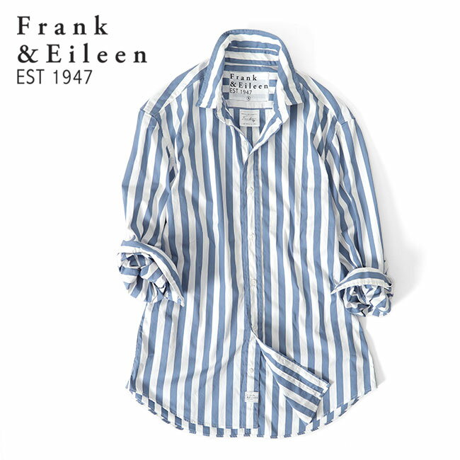 Frank Eileen フランク アイリーン FINBAR SST フィンバー ストライプシャツ 3720700032 長袖シャツ メンズ