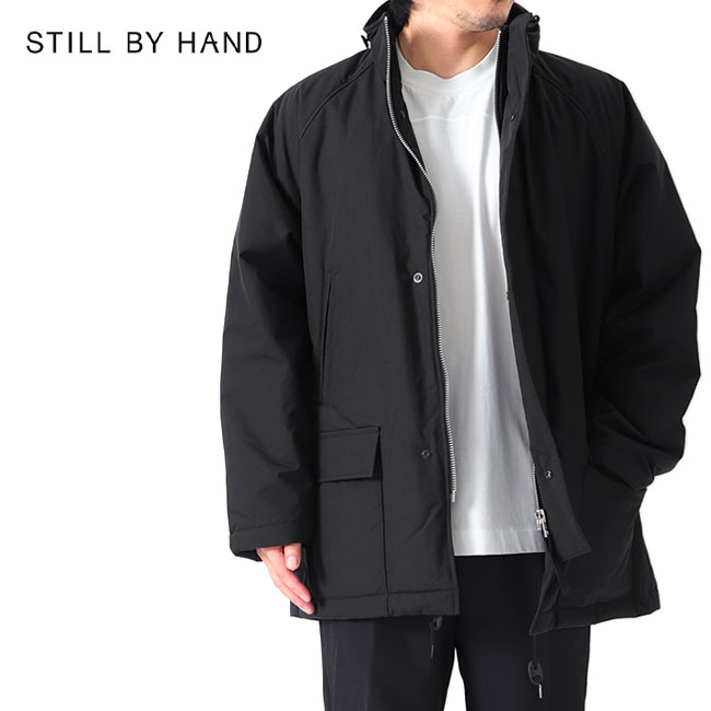 STILL BY HAND スティルバイハンド スタンドカラー パデッド ハーフコート CO02233 メンズ