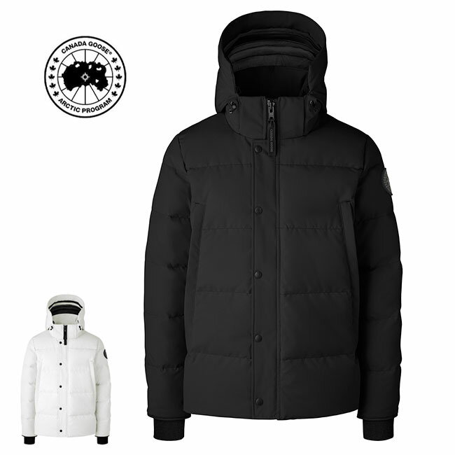 カナダグース CANADA GOOSE BLACK LABEL カナダグース ブラックレーベル Wyndham ウィンダム フーデッド ダウンジャケット 2048MB 黒 メンズ