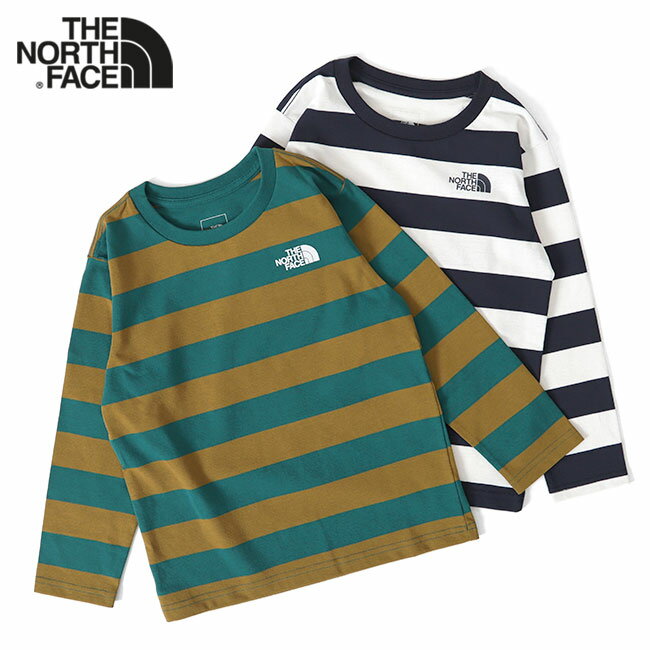 THE NORTH FACE ノースフェイス フィールドボーダー ロンT NTJ32320 防汚 長袖Tシャツ キッズ ギフト プレゼント