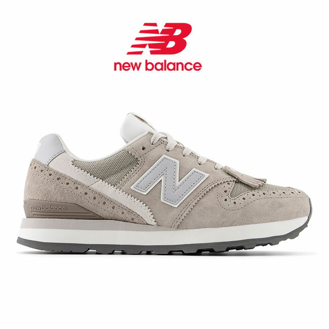 New Balance ニューバランス タッセル付き スエード スニーカー WL996TR2 シューズ ブラウン レディース