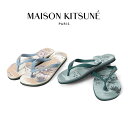 MAISON KITSUNE x HAVAIANAS メゾンキツネ × ハワイアナス コラボ HAWAIIAN FLIP FLOP ビーチサンダル TC0001...