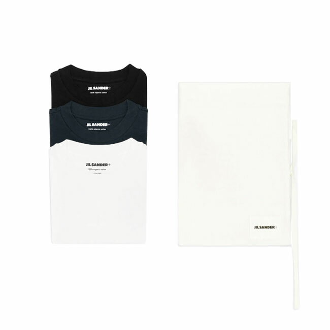 JIL SANDER+ ジルサンダープラス 3P パックTシャツ J47GC0001 JTN254 3枚入り 半袖Tシャツ メンズ レディース