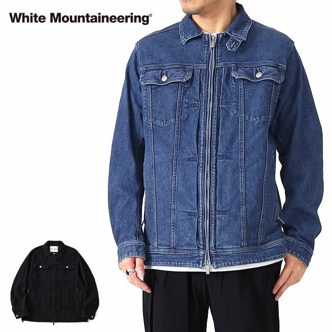 White Mountaineering ホワイトマウンテニアリング ストレッチ デニムジャケット WM2473210 Gジャン メンズ