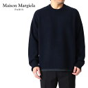 Maison Margiela メゾンマルジェラ ウール ニットセーター S50HL0022 M13058 ネイビー メンズ