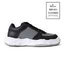 Maison MIHARA YASUHIRO メゾンミハラヤスヒロ WAYNE ウェイン レザー スニーカー A08FW706 ブラック グレー シューズ メン...