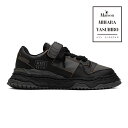 Maison MIHARA YASUHIRO メゾンミハラヤスヒロ KEITH キース レザー スニーカー A13FW702 黒 ブラック グレー シューズ メ...