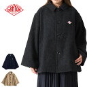DANTON ダントン 背面ギャザー Aライン ウール ショートコート DT-A0541 SWP ジャケット レディース