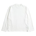 JIL SANDER ジルサンダー ロゴ ロンT J21GC0167 J20243 長袖Tシャツ 白 ホワイト メンズ