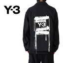 Y-3 ワイスリー グラフィック コーチジャケット JN3719 黒 ジャージー メンズ