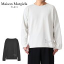 Maison Margiela メゾンマルジェラ スタンプロゴ ダメージ加工 ロンT S51GC0535 S24567 長袖Tシャツ メンズ