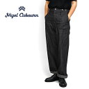 Nigel Cabourn ナイジェルケーボン ドビーストライプデニム 40sフレンチワークパンツ 80500050002 ヒッコリー ジーンズ メンズ