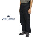 Nigel Cabourn ナイジェルケーボン RAILMAN DENIM レイルマン ブラックデニムパンツ 80500050026 ジーンズ ジーパン 黒 メンズ