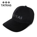 TATRAS タトラス BRIC ブリック ロゴキャップ MTAT25S2091-U 黒 帽子 メンズ レディース