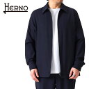 HERNO ヘルノ ライトウール ストレッチ ジップジャケット GI000493U 12678 シャツジャケット メンズ