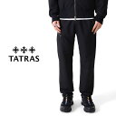 TATRAS タトラス SOGLIA ソリア ウールナイロン スリム トラウザーパンツ MTAT25S5127-S ジャージ 黒 メンズ