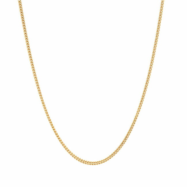 TOMWOOD トムウッド Curb Chain Slim Gold 17 inch ゴールド チェーンネックレス 100270 メンズ レディース ギフト プ...