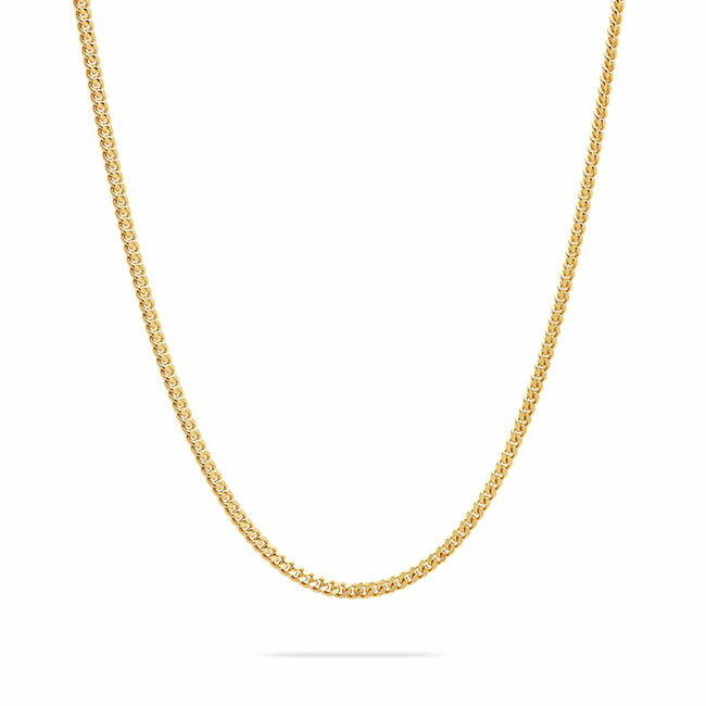 TOMWOOD トムウッド Curb Chain M Gold-18 ゴールド カーブチェーン ネックレス 100266 メンズ レディース **