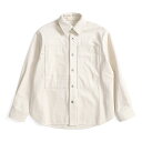 JIL SANDER+ ジルサンダープラス オーバーサイズ 生成り デニムシャツ J47DL0159 J46545 日本製 ホワイト 白 長袖シャツ メンズ