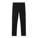 STONE ISLAND ストーンアイランド スリムフィットカーゴパンツ K2S153100034 ブラック メンズ