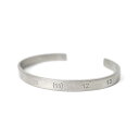 Maison Margiela メゾンマルジェラ ナンバリング カフブレスレット バングル SI8UY0003 SV0129 シルバー **
