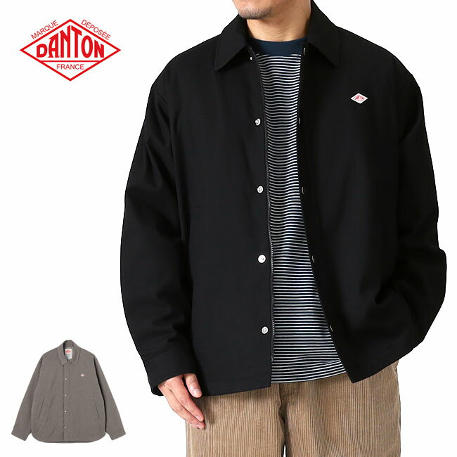 DANTON ダントン ウールライク ピーチタフタ インサレーション コーチジャケット DT-A0716 WLX 中綿 メンズ