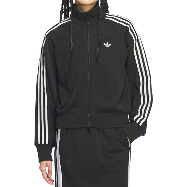 Rakuten - [TIME SALE] adidas originals アディダスオリジナルス ニット バルーン トラックトップ KQ5488 黒 ブラック ジャージ レディース