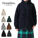 GYMPHLEX ジムフレックス ボアフリースジャケット ジップ J-1320 PL フード付 レディース