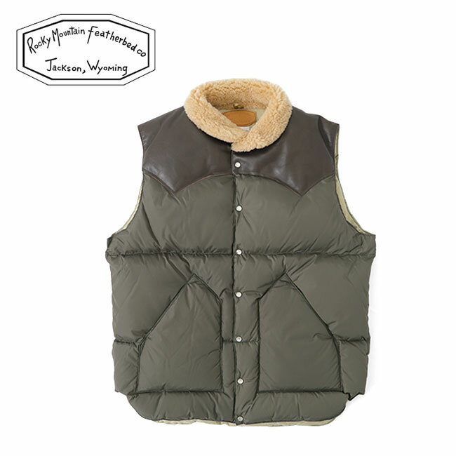 楽天Golden StateRocky Mountain Featherbed ロッキーマウンテンフェザーベッド クリスティーベスト ダウンベスト CHRISTY VEST メンズ