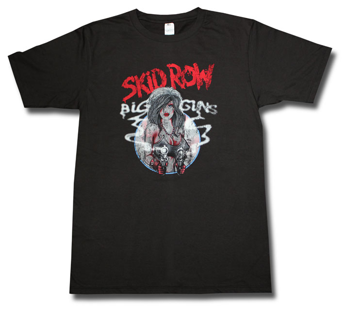 ビンテージ風 スキッドロウ Tシャツ SKID ROW スキッド ロウ Tシャツ ロックTシャツ バンドTシャツ ヘヴィメタルTシャツ 激安